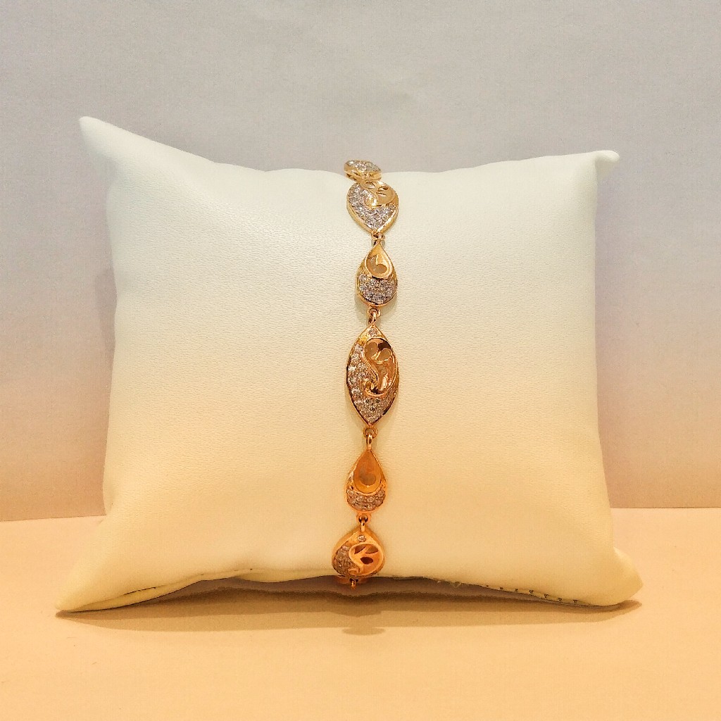 18k Rose Gold Beautiful Ladies Bracelet