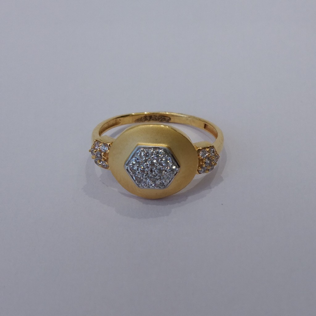 916 Gold Hallmark Fancy Ladies Ring