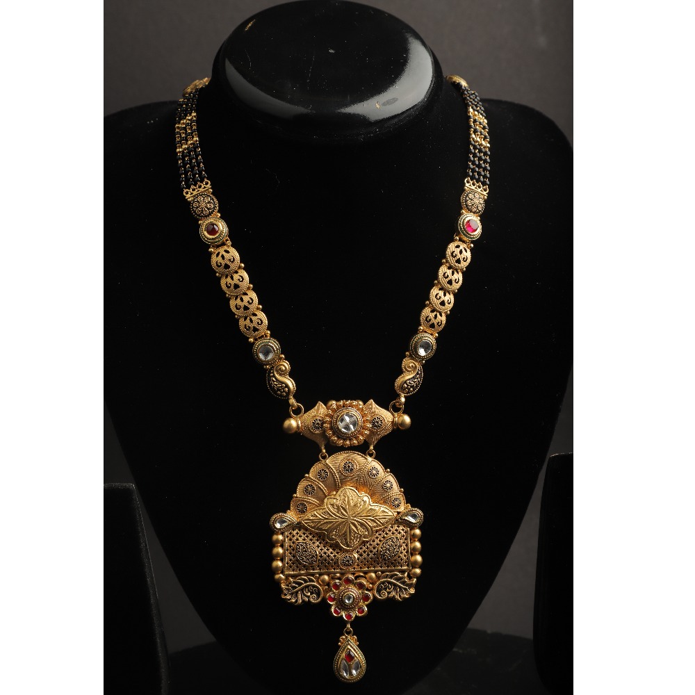916 Gold Classic Mangalsutra For Bridal PJ-42