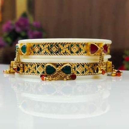 22K(916)Gold Ladies Ras Chudi - Image 2