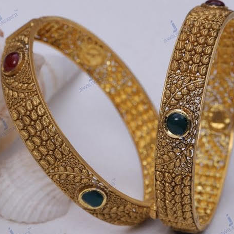 22K(916)Gold Ladies Kalkatti Fancy Bangles