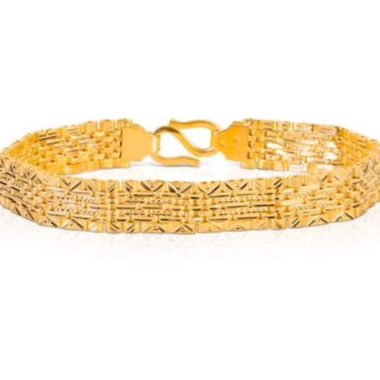 22k(916)Gold Gents Plain Bracelate