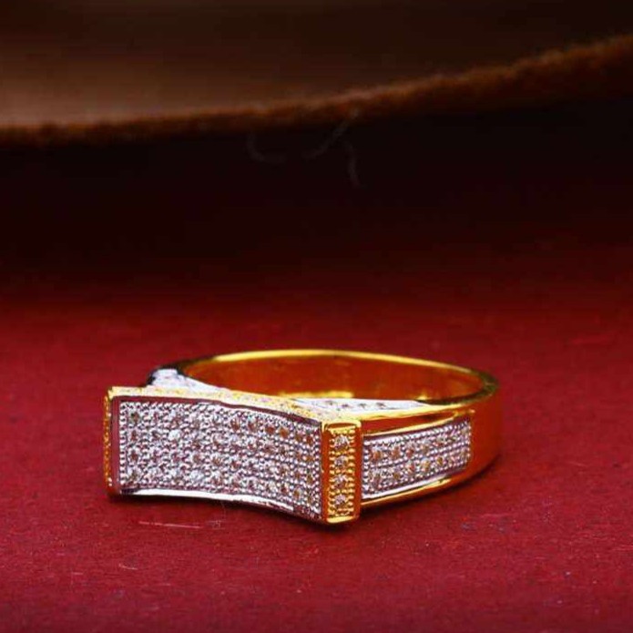 22k(916)Fancy Gents Diamond Ring