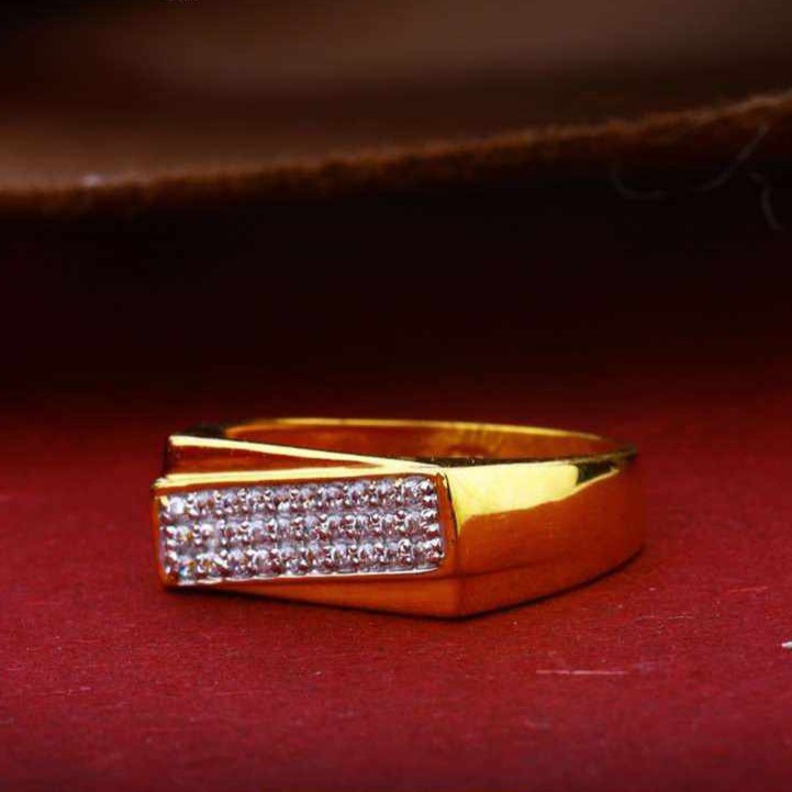 22k(916)Fancy Gents Diamond Ring