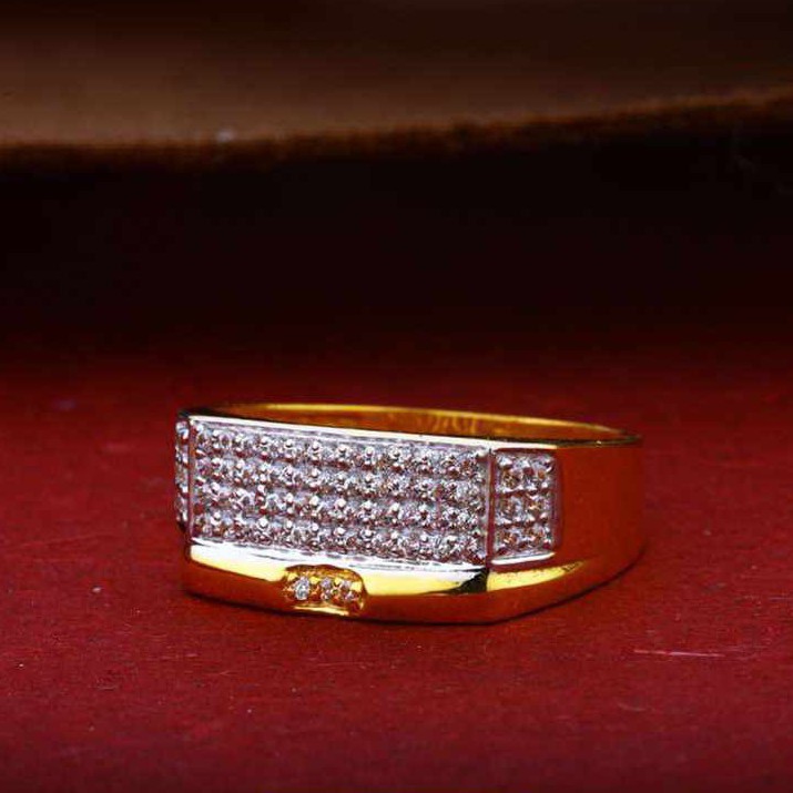 22k(916)Fancy Gents Diamond Ring
