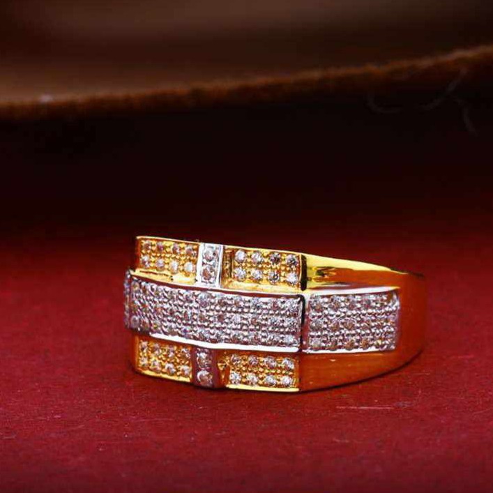 22k(916) Fancy Gents Diamond Ring