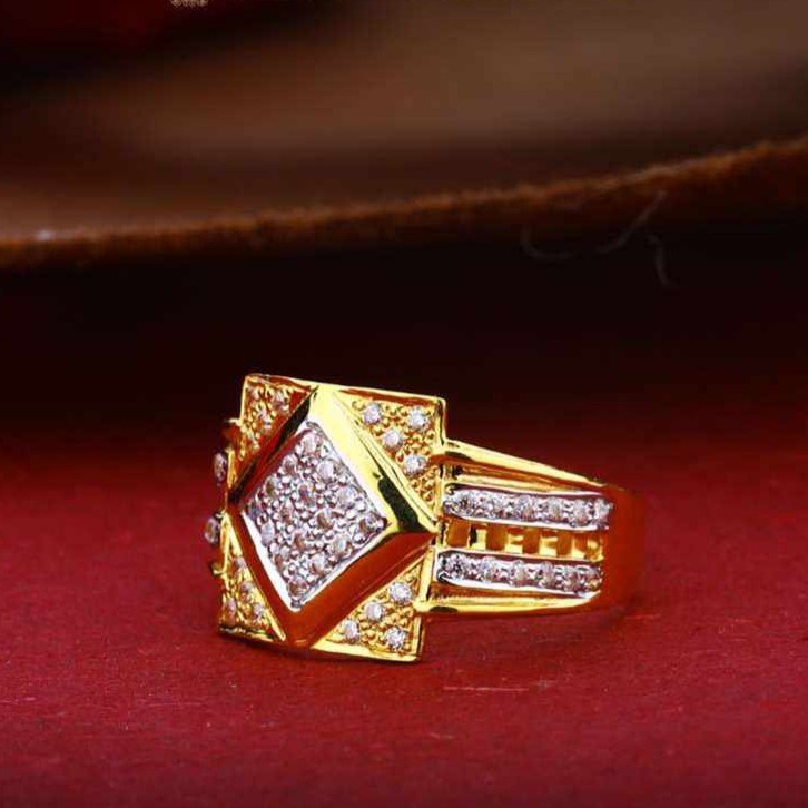 22k(916) Fancy Gents Diamond Ring