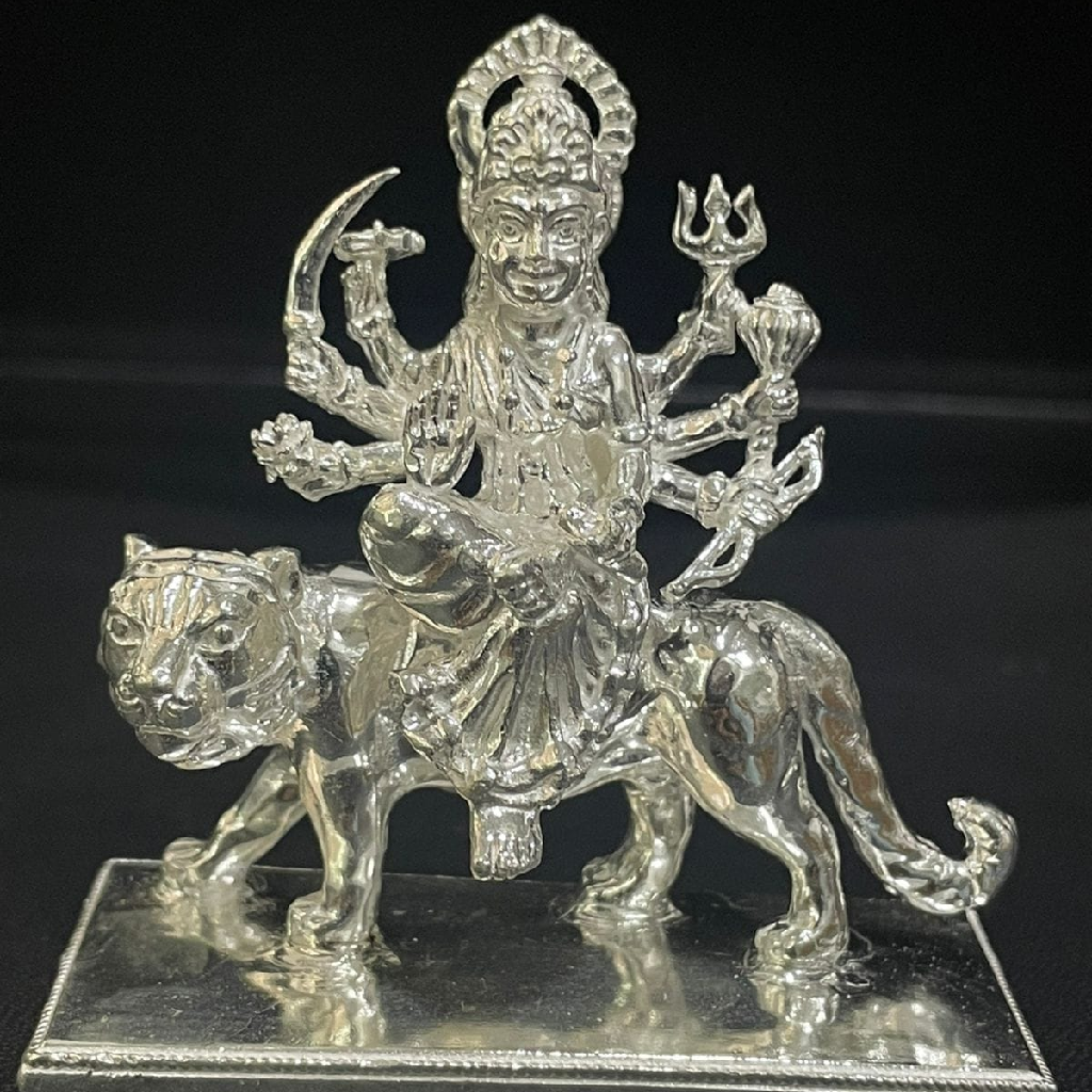 925 Silver Ambe Maa Murti