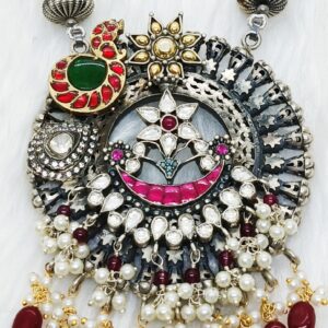 Tribal nakhra redesigned pacheli necklace with kundan