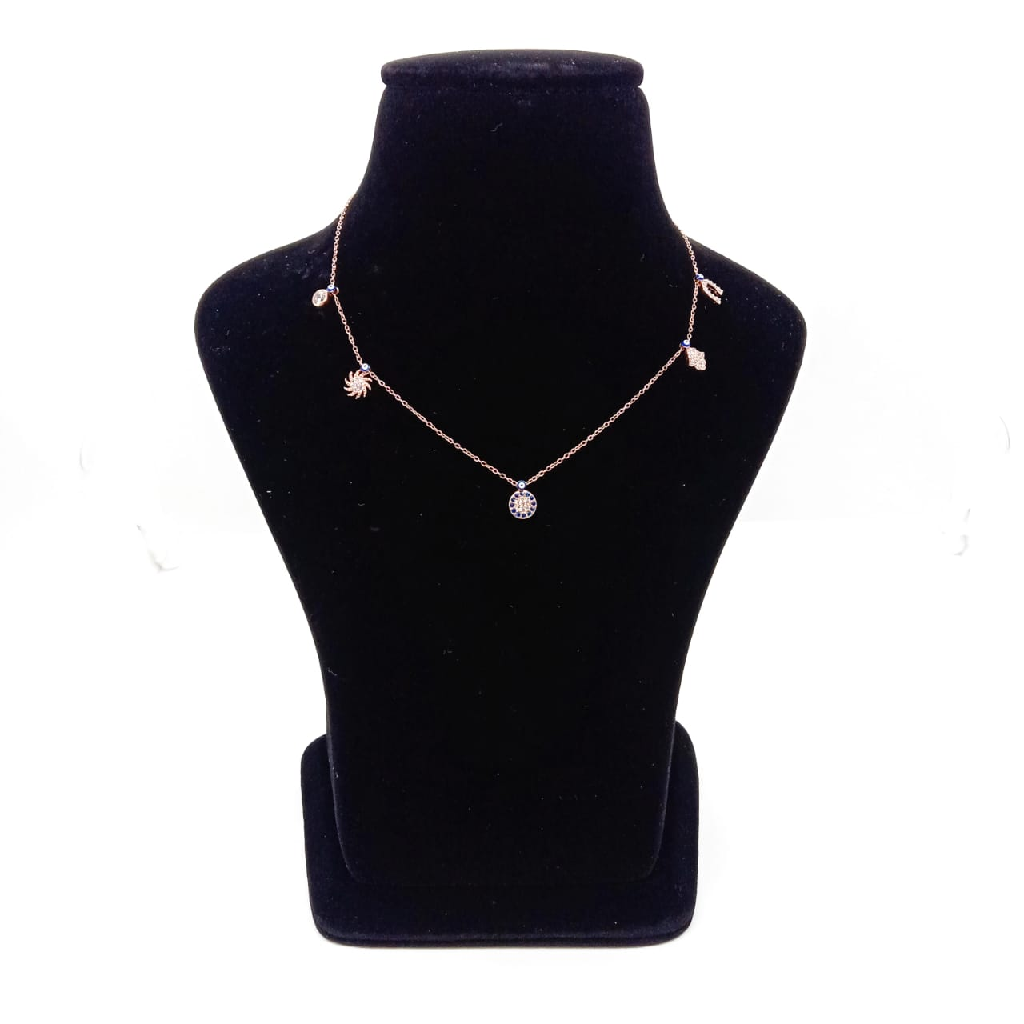 Pure silver pendant chain for women adjustable in size