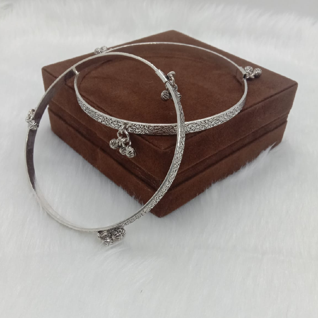 Pure silver leg kada light weight and adjustable