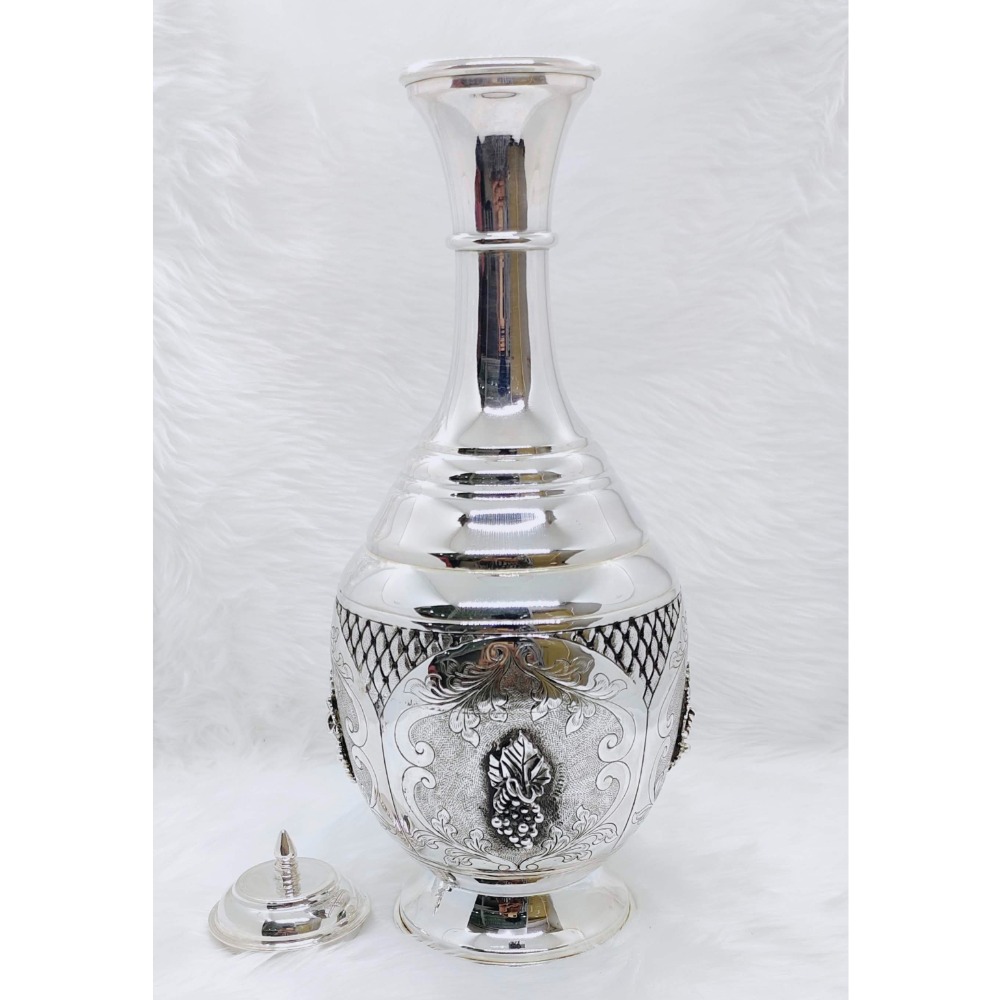 Hallmarked silver surayi in antique nakashi work by puran - Image 2