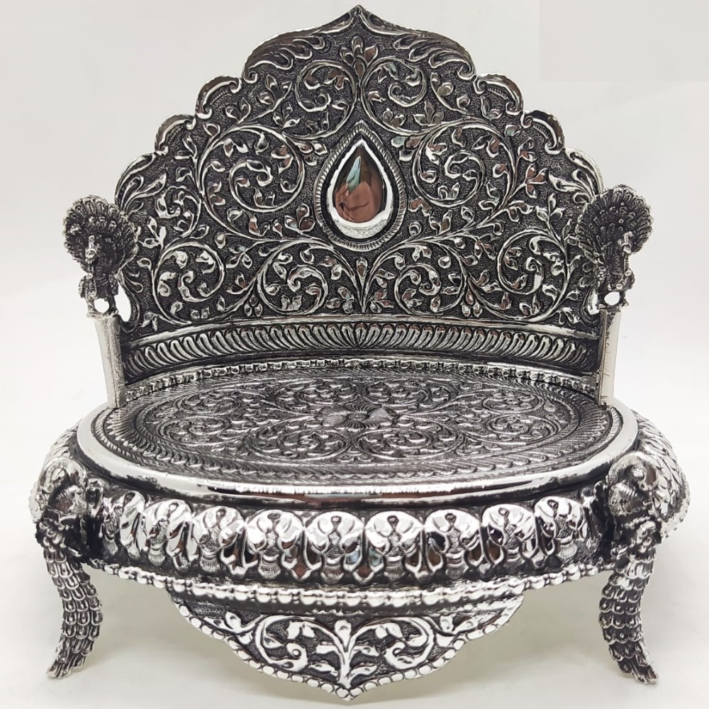 925 Pure Silver  Antique Singhasan  PO-141-29