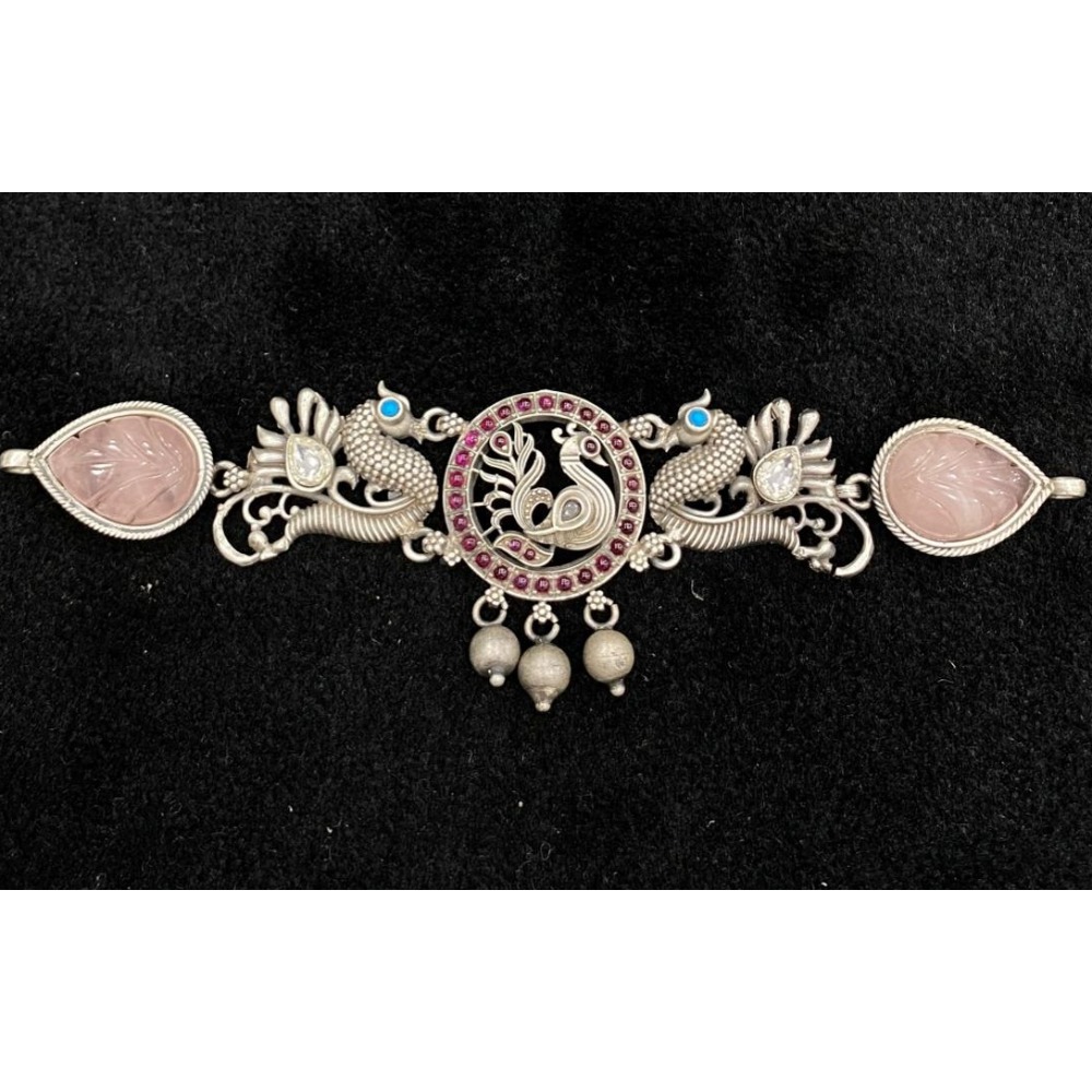 92.5% Pure Silver Compact Temple Choker PO-216-71