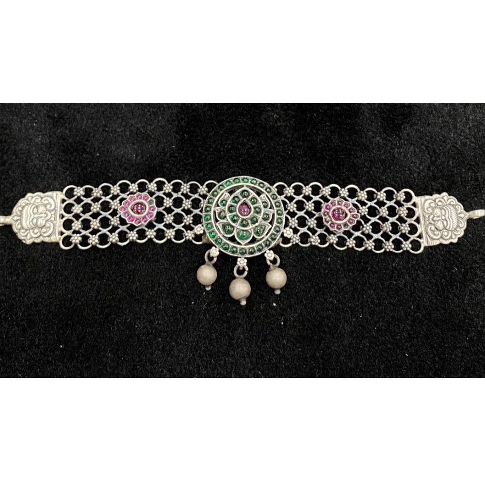 92.5% Pure Silver Compact Temple Choker PO-216-70