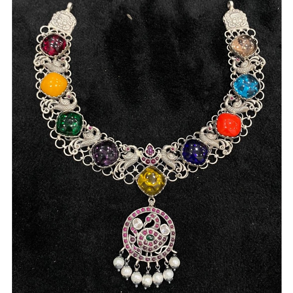 92.5% Pure Silver Compact Temple Choker PO-216-69