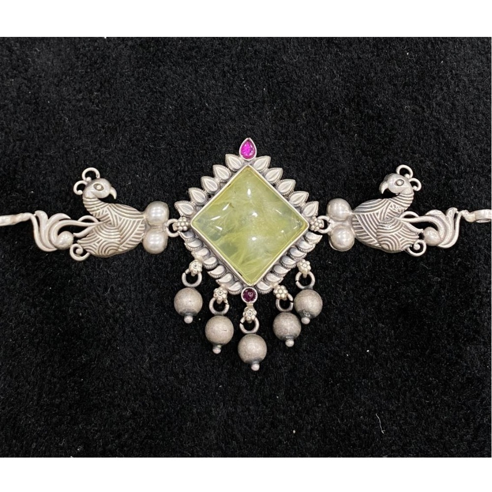 92.5% Pure Silver Compact Temple Choker PO-216-64
