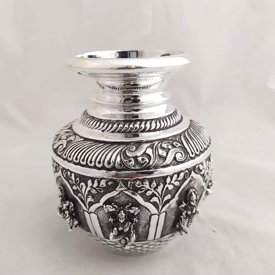925 Pure Silver Kalash In Light Weight And Fine Nakashi PO-168-08