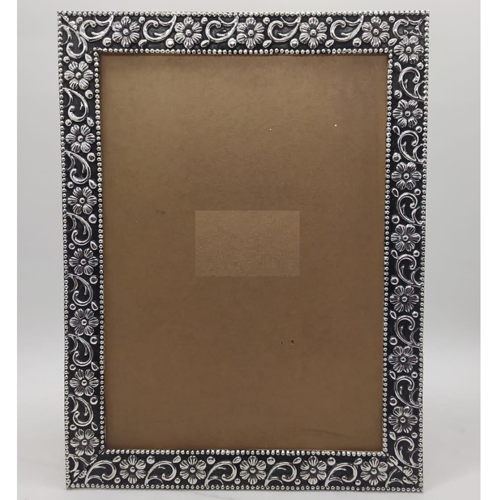 Pure Silver Photo Frame In Antique Nakashii work PO-171-26