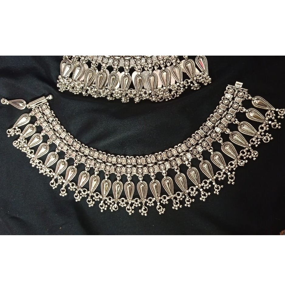 925 Pure Silver Antique Payal Handmade PO-208-16