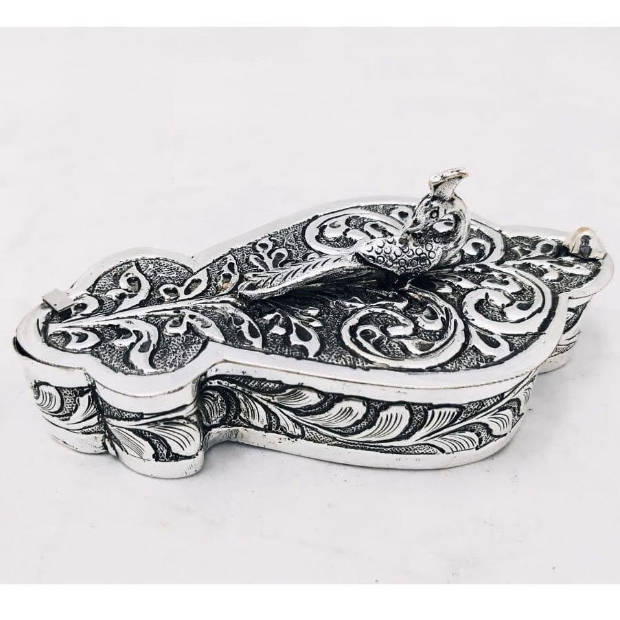 925 Pure Silver Chopra in Stylish Antique Work For Tilak PO-169-01