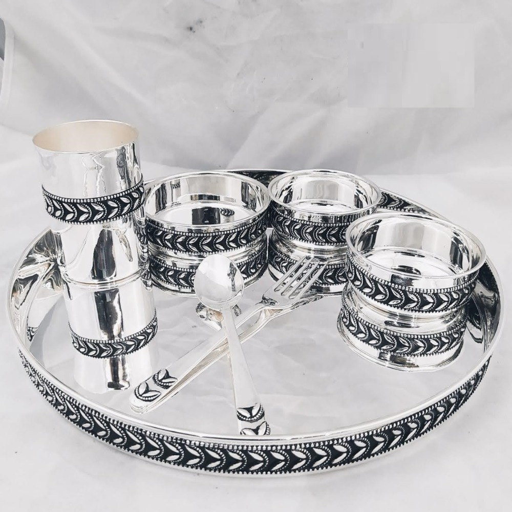 925 pure silver dinner set in stylish antique nakashii pO-153-04