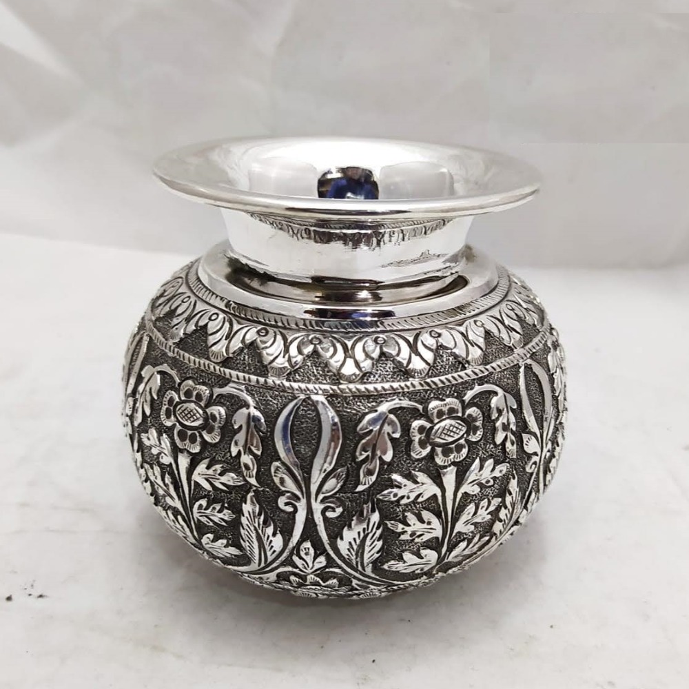 925 Pure Silver Lota Kalash in Fine Nakashii Work PO-165-03