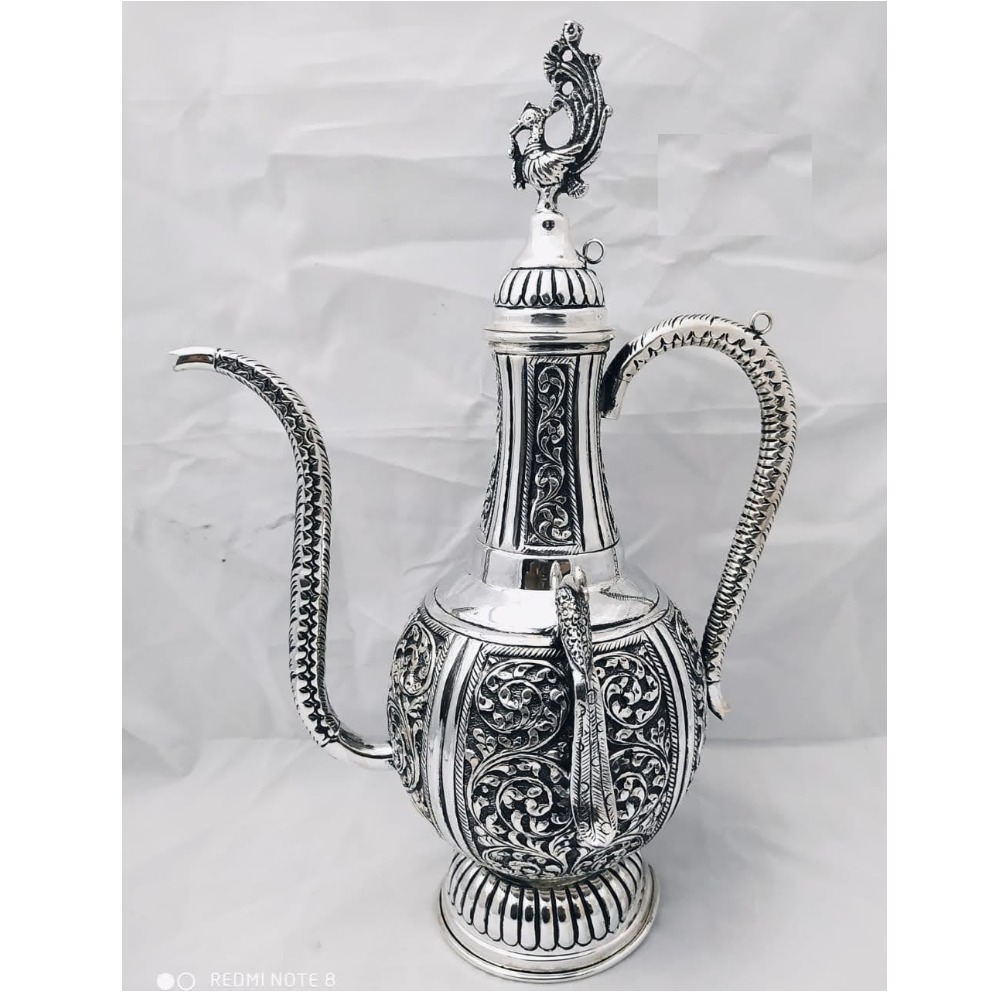 925 pure silver Stylish Nawabi surahi in fine nakashii po-247-12