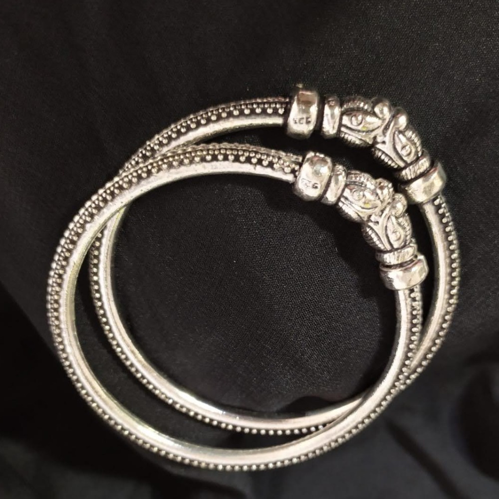 92.5 pure silver Ladies Bangles in Light Weight PO-199-01