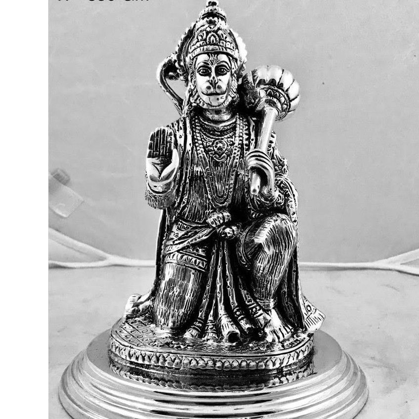 Pure silver exclusive antique finish in hanumanji po-174-08