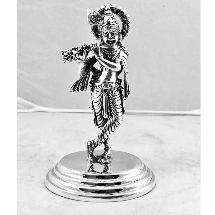 Antique idol in krishna ji po-174-07