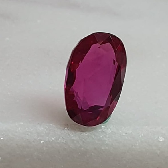 1.47ct Oval Shape Pink Ruby-Manek VG-R28