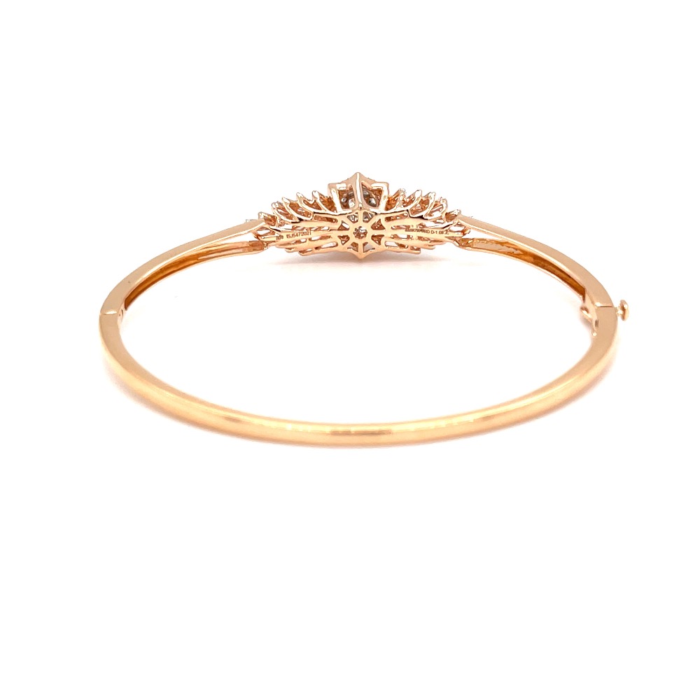 Kereina diamond bracelet in pressure set pie cut for solitaire look - Image 5