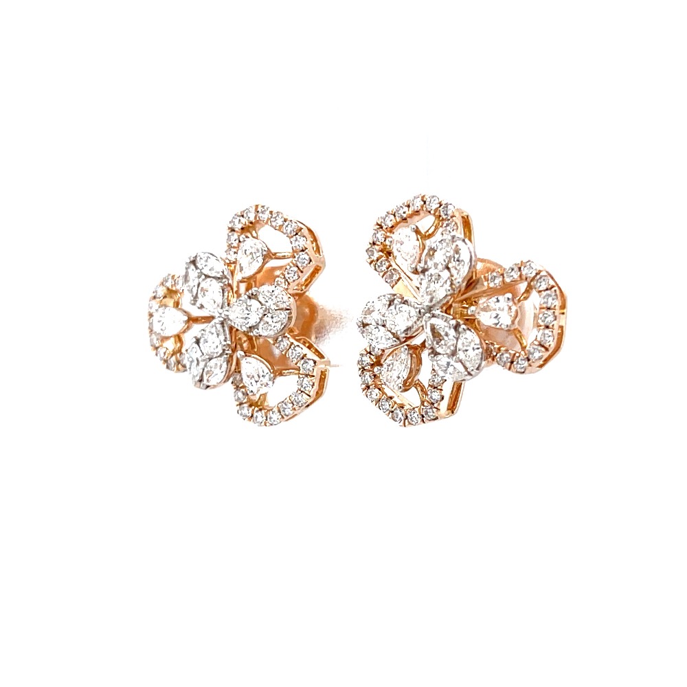 Erstaunlich diamond stud with fancy shape diamonds - Image 3