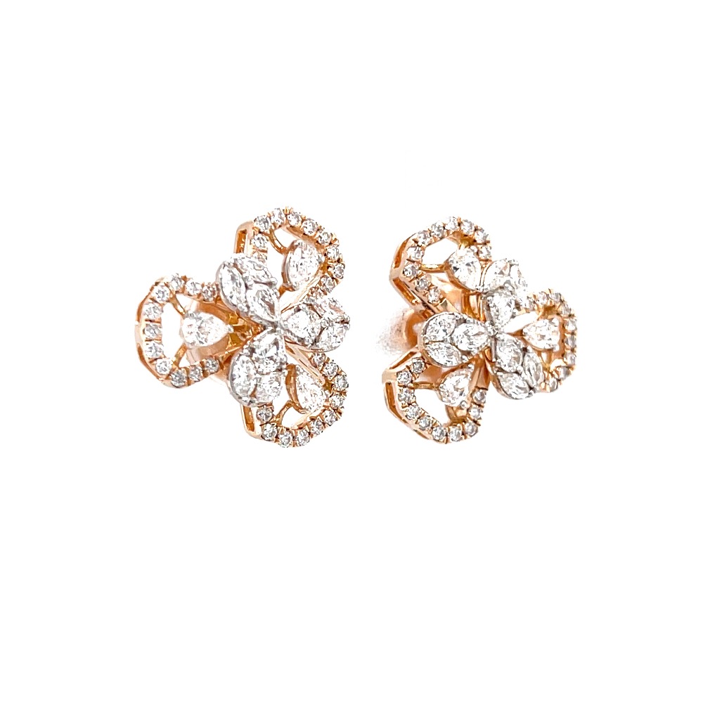 Erstaunlich diamond stud with fancy shape diamonds - Image 2