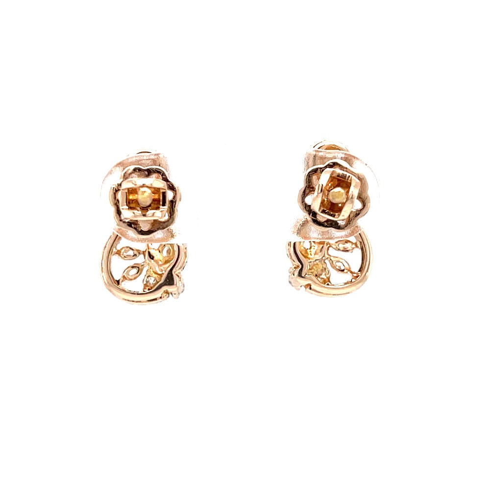 Kostbar diamond stud in 18k hallmark rose gold - Image 5