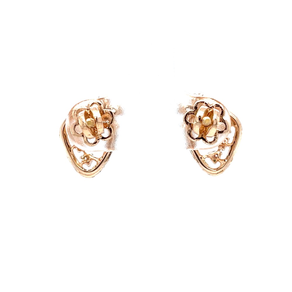 Schick diamond stud with pear flower as motif - Image 5