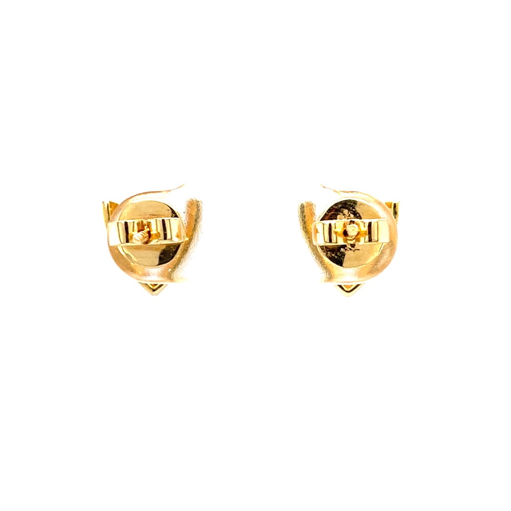 Pressure set with v shape line stud in premium quality diamonds - Image 5