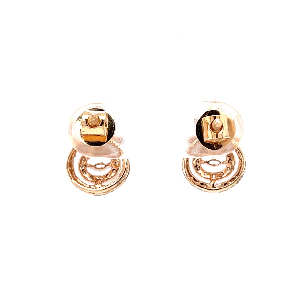 Preciosa stud in marquise pear and round diamond - Image 5