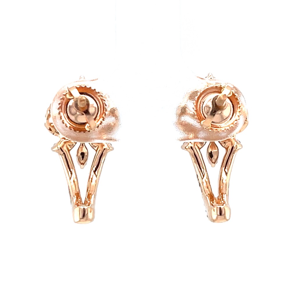 Diamond bali in prong & micro pave set in premium quality diamonds - Image 5