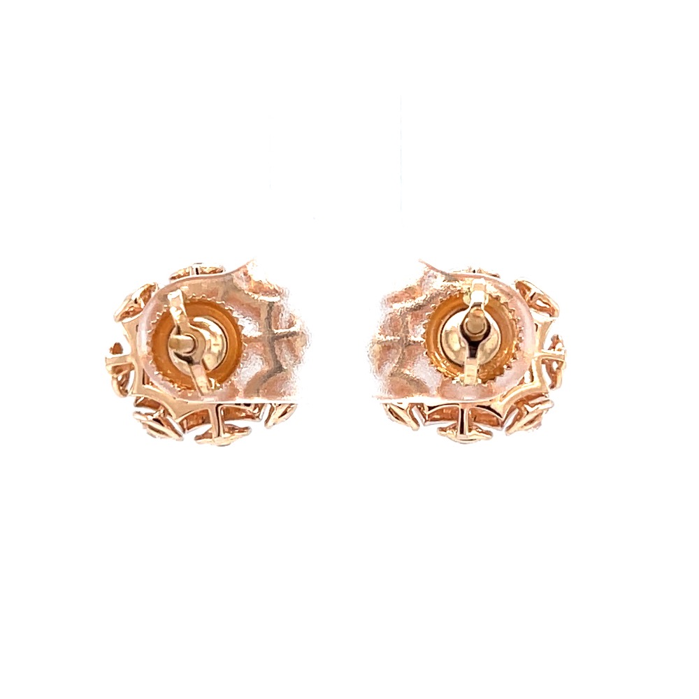 Seven diamond stud with fancy bracket in vvs quality diamonds - Image 5