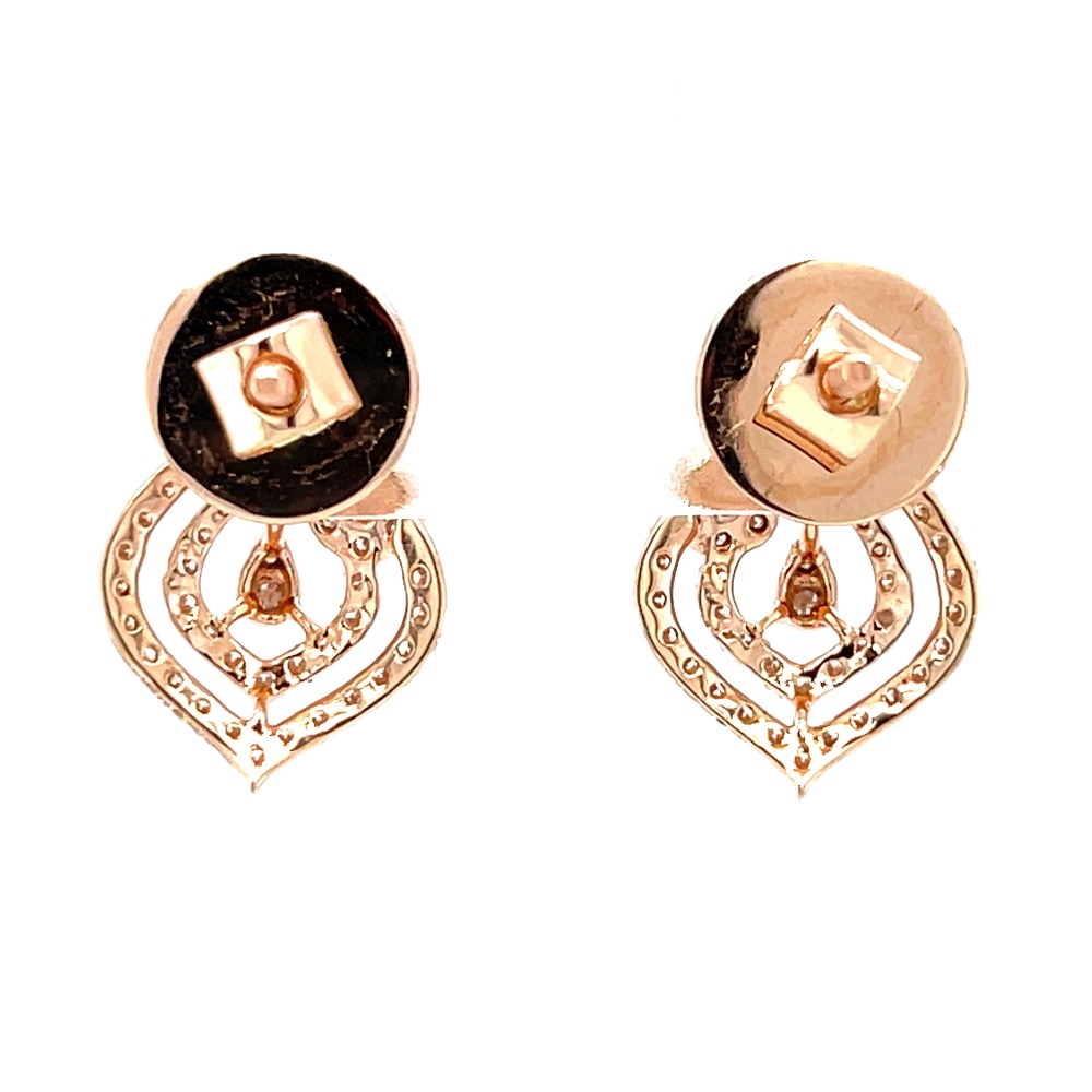 Premium tear drop with two pressure set diamond stud - Image 5