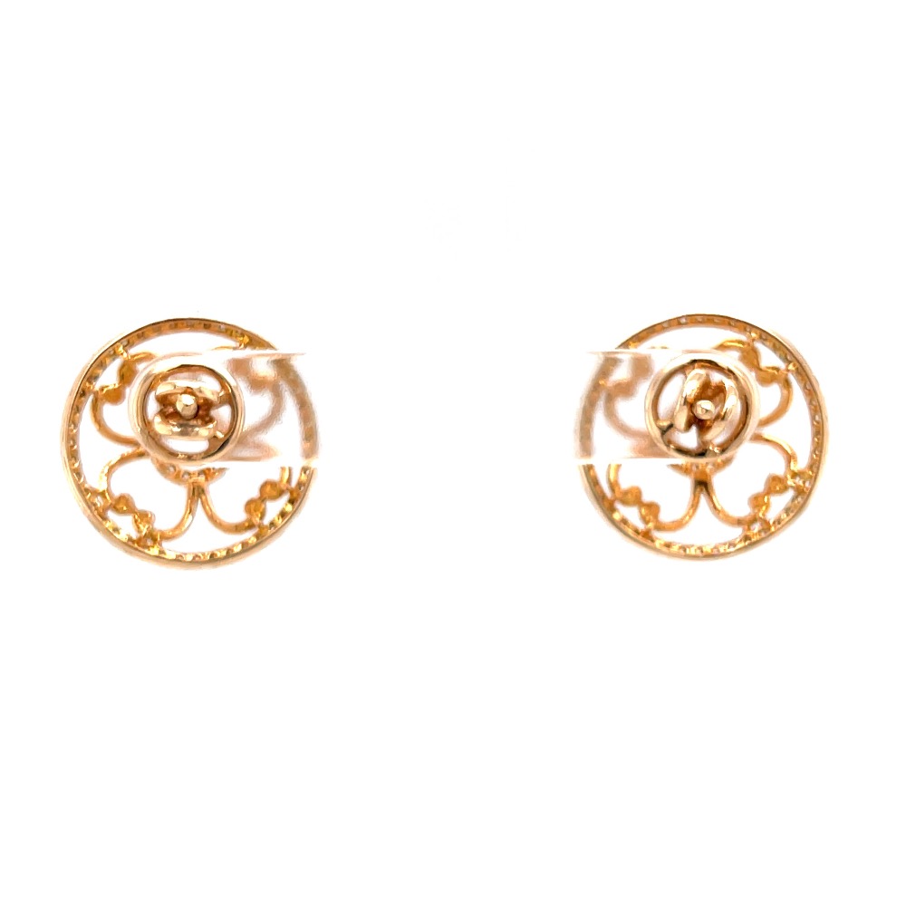 Jamila Dual Circle Premium Diamond Earring Jewellery 8TOP107 - Image 5