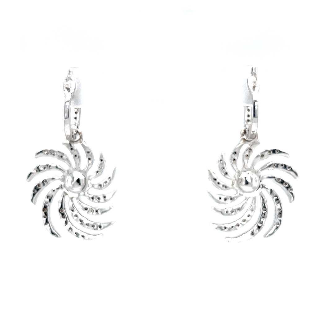 Chakri inspired drop with pearl & bali in hallmark white gold 8top14 - Image 5