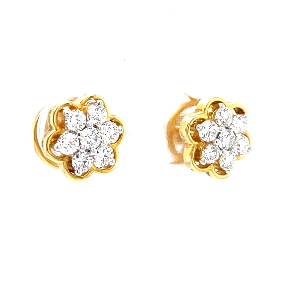 Seven diamond floral kudi premium diamond jewellery 8top3 - Image 2