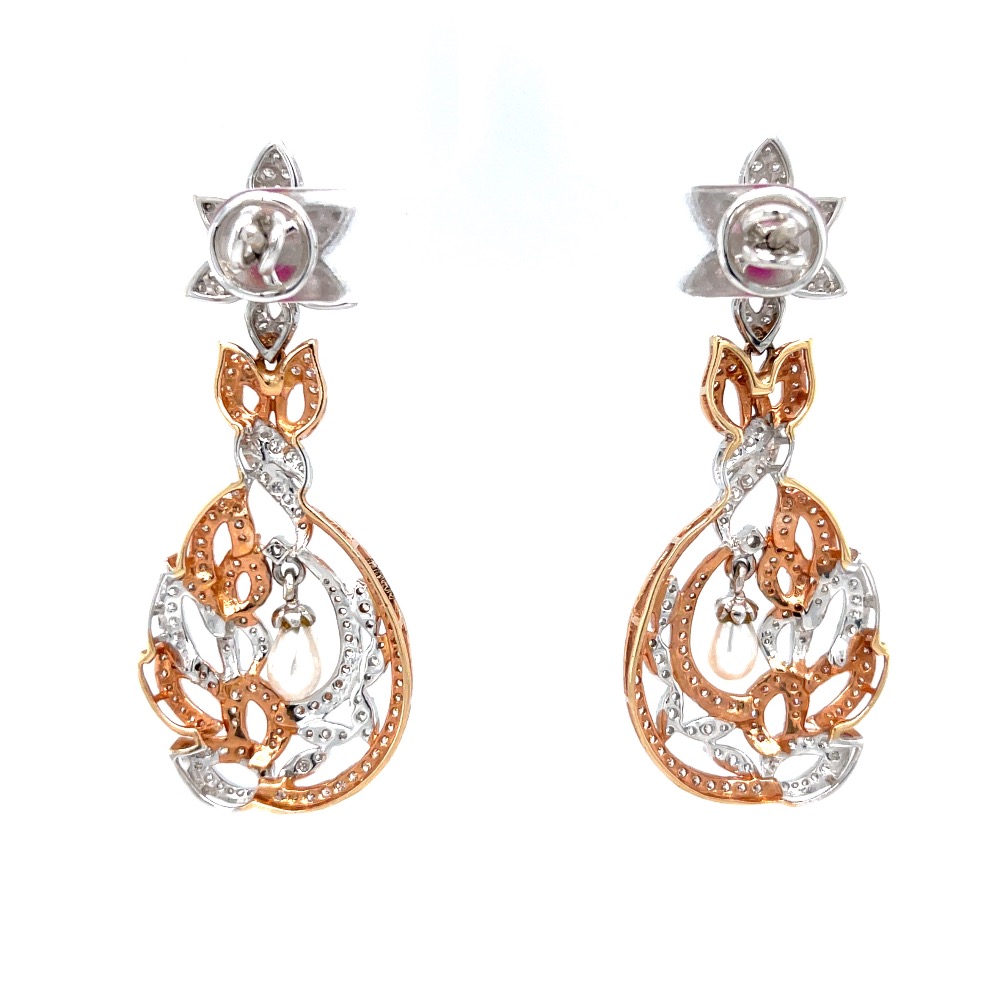 Diamond Chandelier for Every Party 750 Hallmarked 7TOP33 - Image 5
