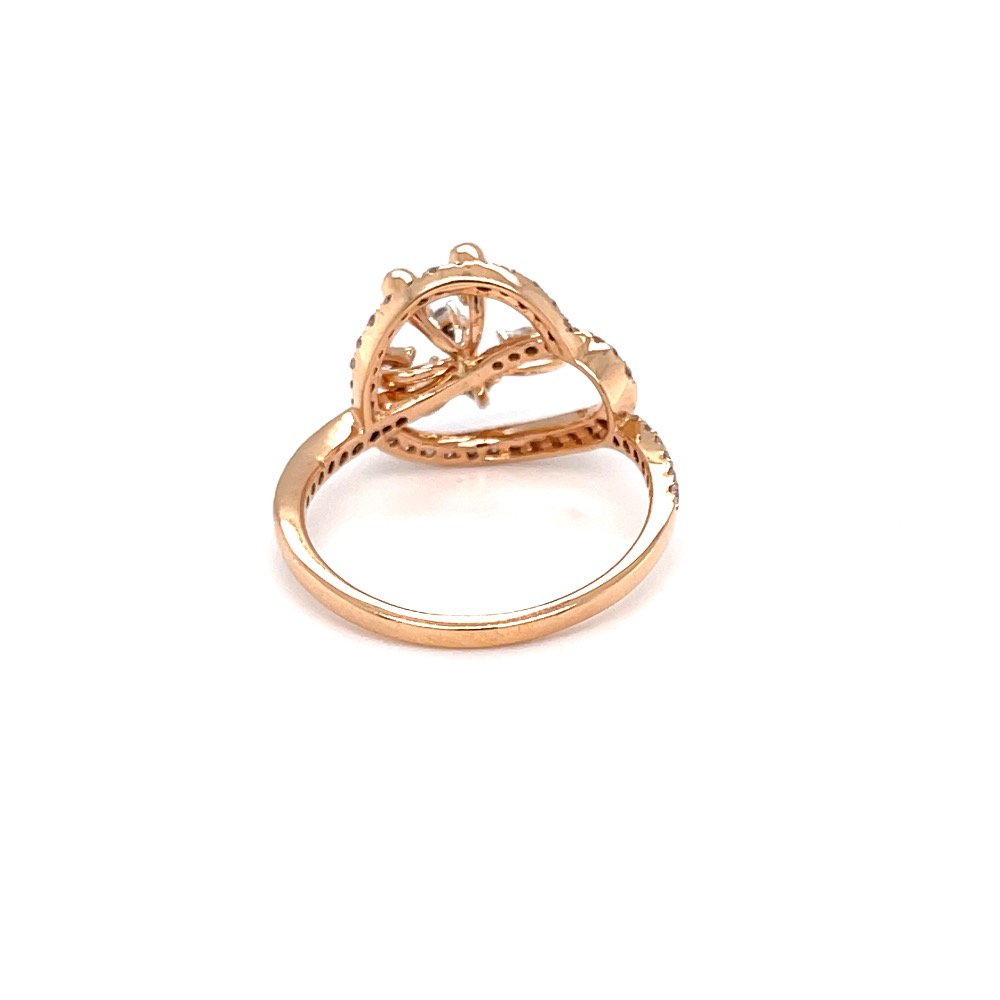 Princess marquise pear & round diamond ladies ring - Image 5