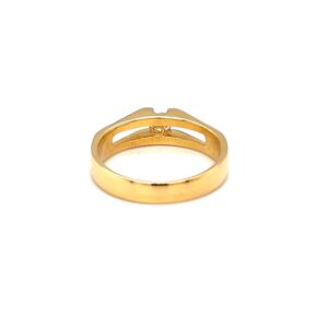 Ultimate single solitaire diamond engagement ring for men