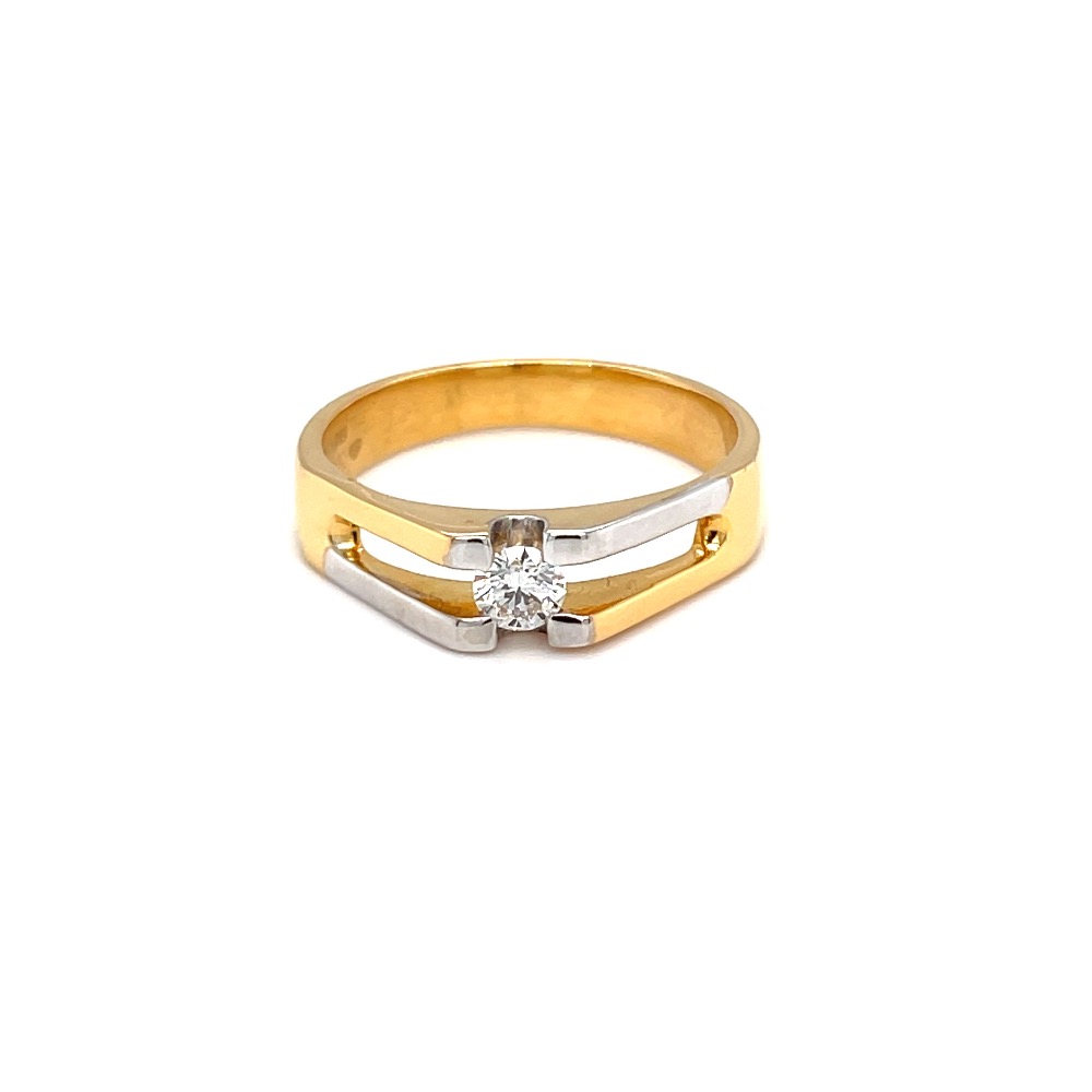Ultimate single solitaire diamond engagement ring for men
