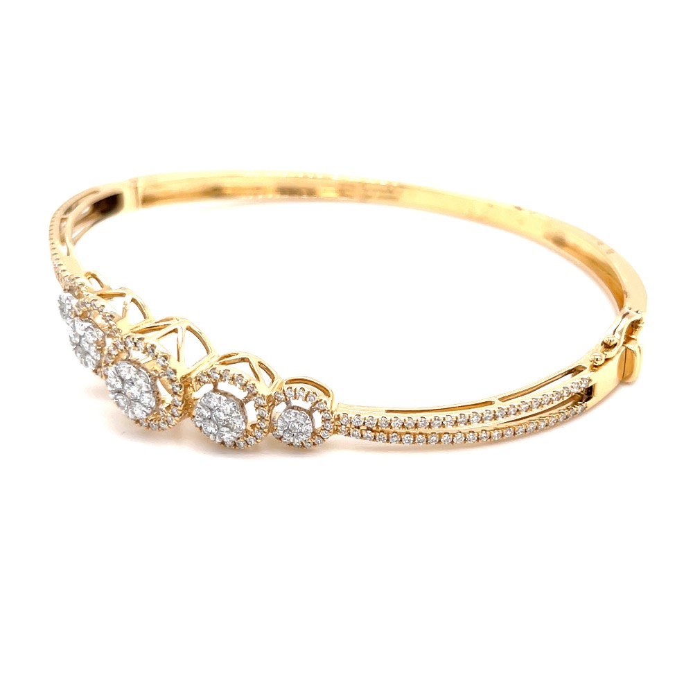 Schön Diamond Bracelet with 5 Circular Motif - Image 3